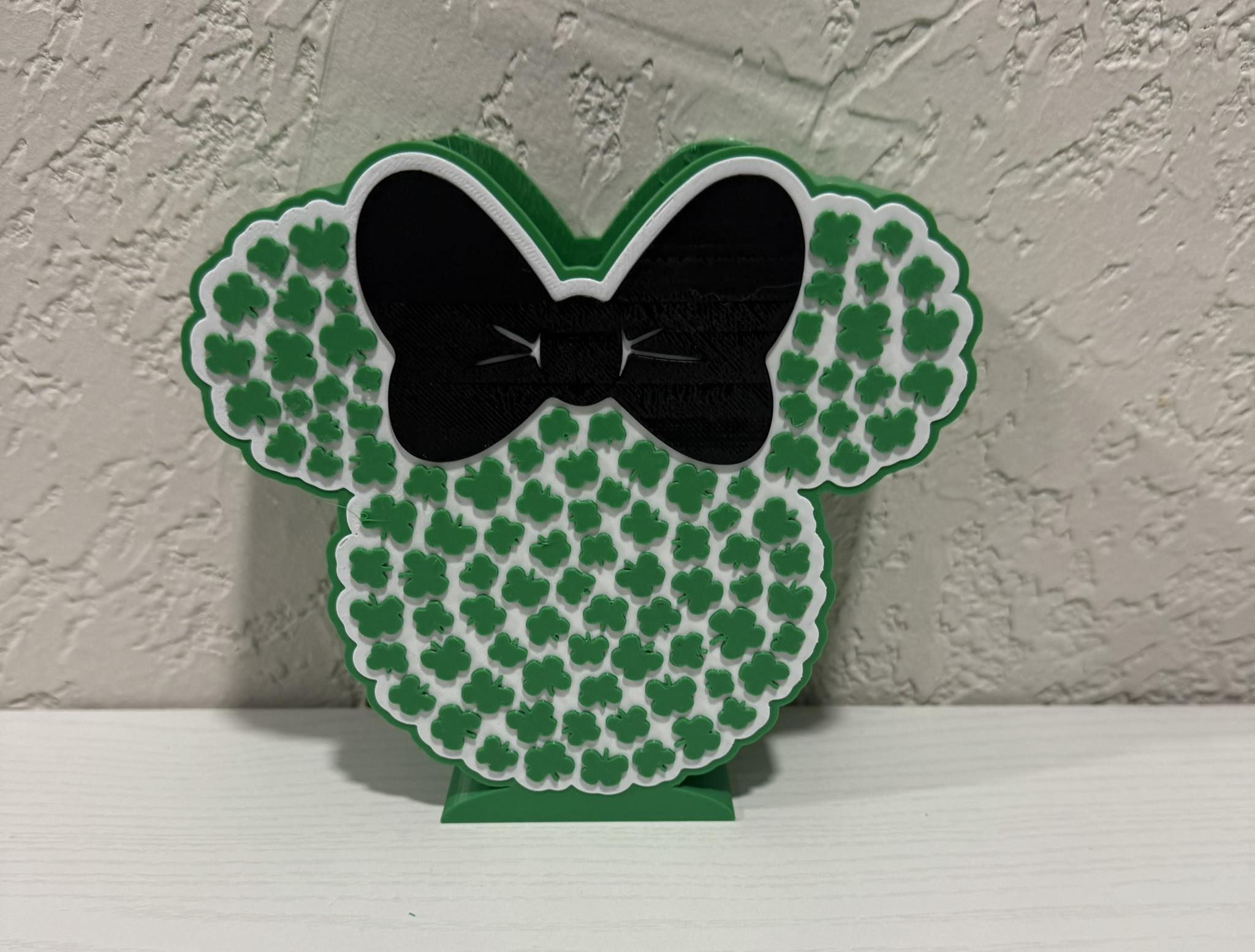 Shamrock Minnie Mouse Foam Soap Holder