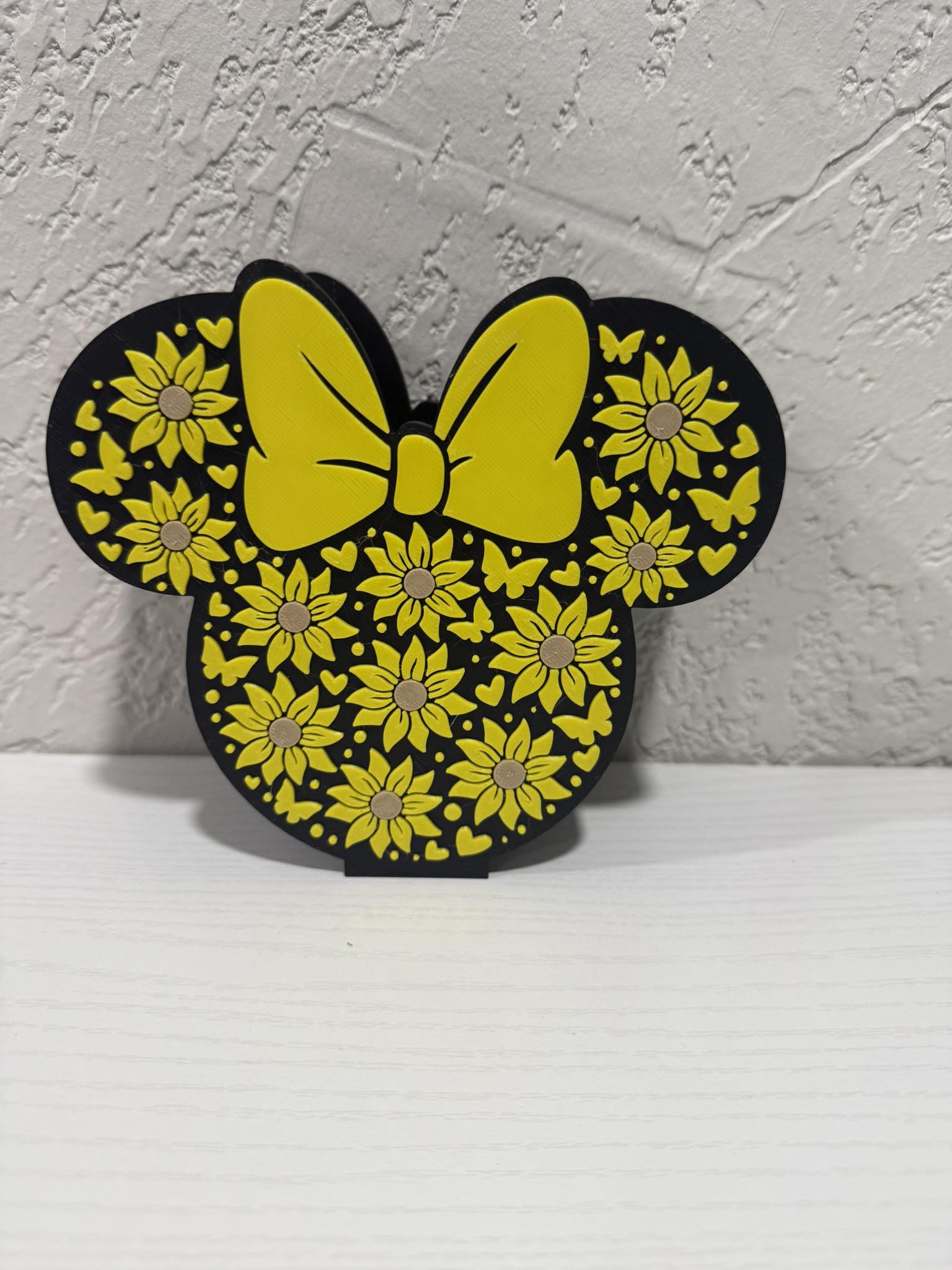 Sunflower Minnie Mouse Foam Soap Holder
